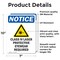 Signmission Radiation & Laser Sign, 10 in H x 7 in W, Vinyl Decal, Rectangle OS-2PACK-NS-D-710-V-10605 - alternate 5